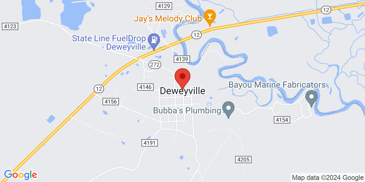 Map of Deweyville Public Library
